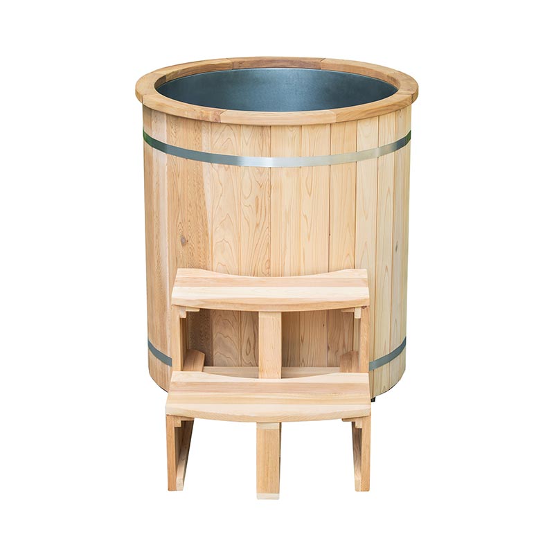 Luxuzko Cold Plunge Barril Gimnasio eta Bainuetxeetarako Luxuzko Cold Plunge Barril Gimnasio eta Bainuetxeetarako
