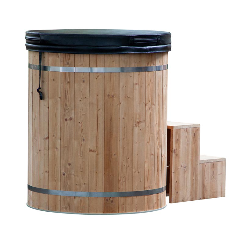 Thermo Pine Wood Izotz bainuontzia 304 altzairu herdoilgaitzezko forruarekin