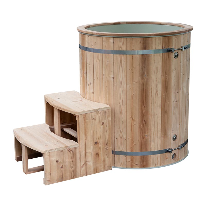 Thermo Pine Wood Izotz bainuontzia 304 altzairu herdoilgaitzezko forruarekin