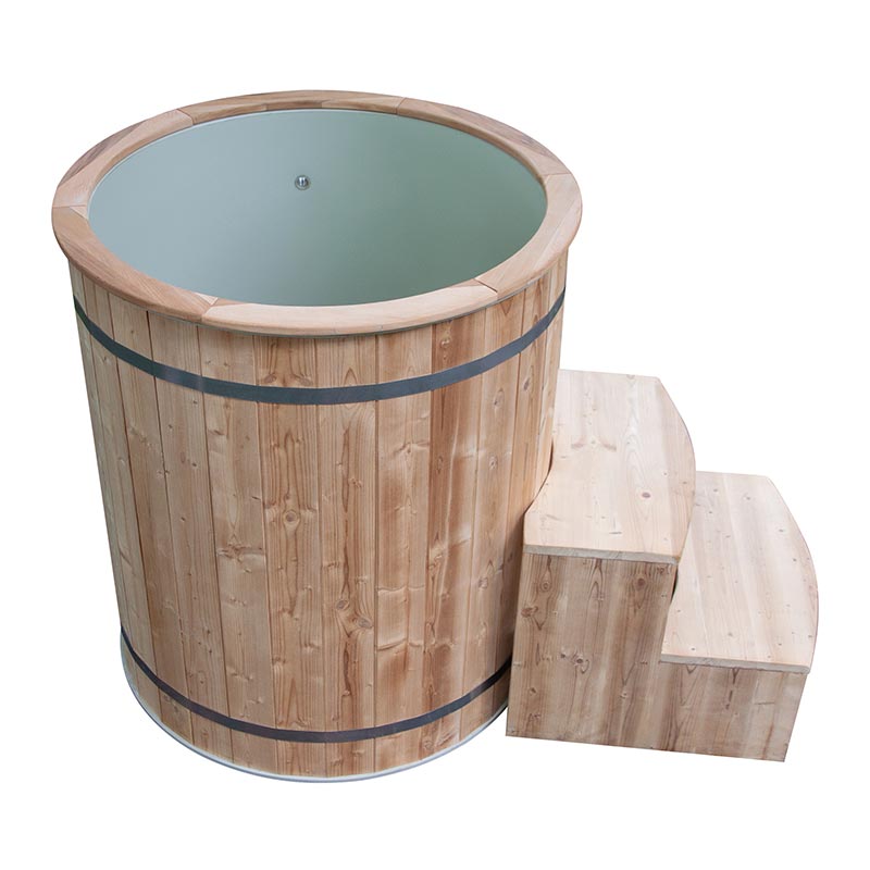 Thermo Pine Wood Izotz bainuontzia 304 altzairu herdoilgaitzezko forruarekin