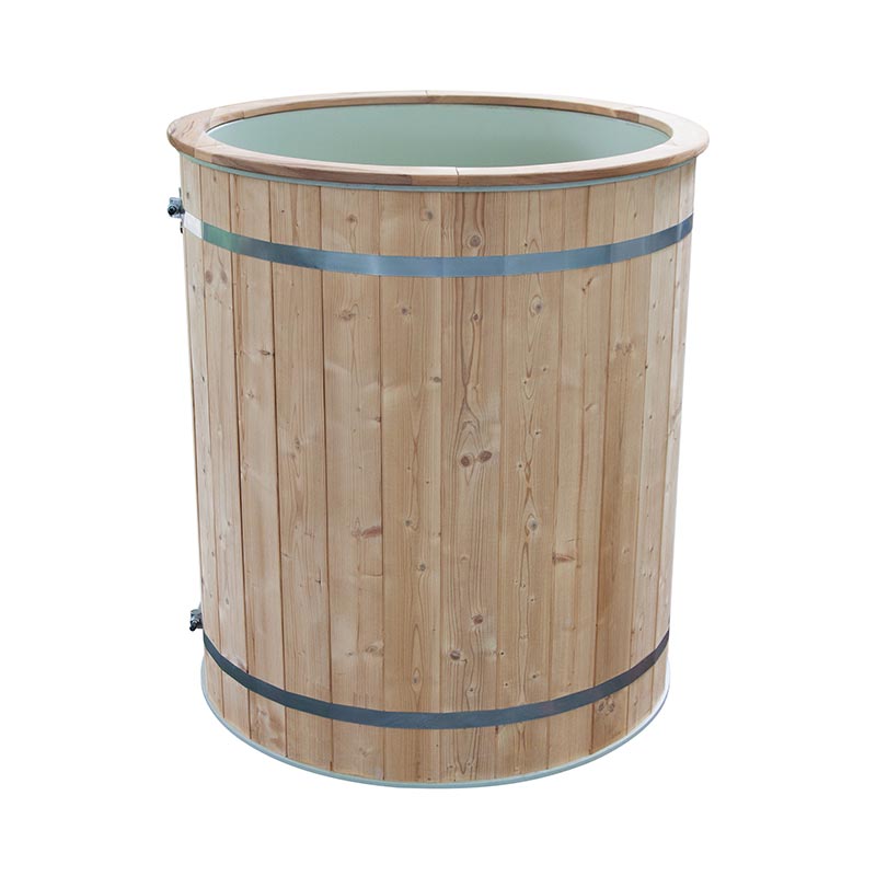 Thermo Pine Wood Izotz bainuontzia 304 altzairu herdoilgaitzezko forruarekin