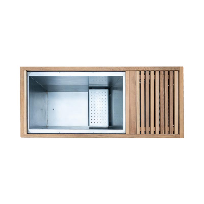 Zedro Gorri Handia Cold Plunge 304 altzairu herdoilgaitzarekin