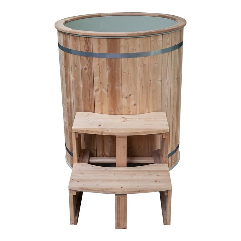 Thermo Pine Wood Izotz bainuontzia 304 altzairu herdoilgaitzezko forruarekin