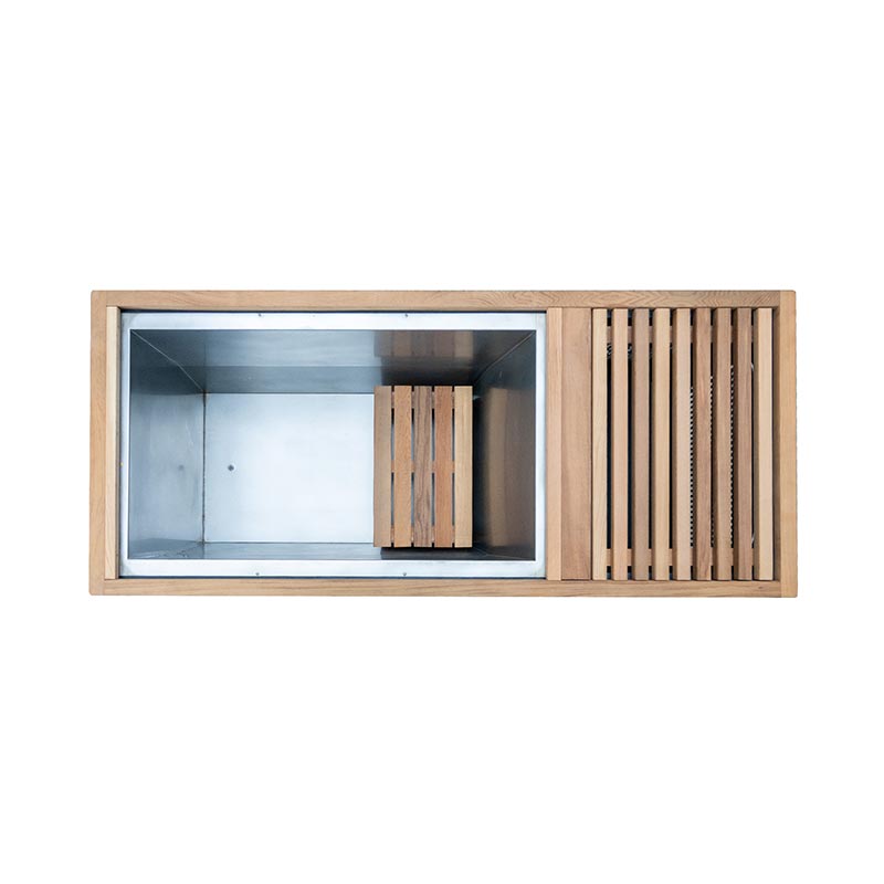Zedro Gorri Handia Cold Plunge 304 altzairu herdoilgaitzarekin
