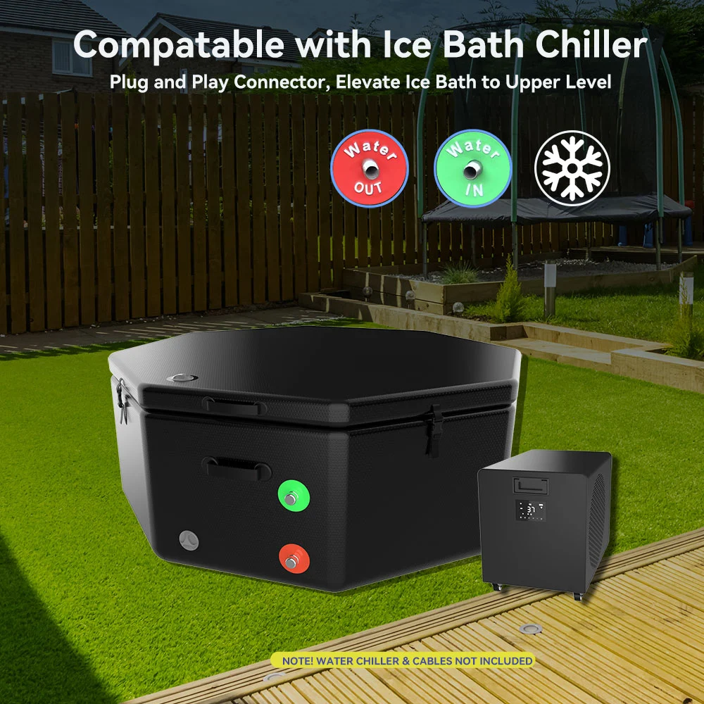 Freestanding Plunge Pod Octagon For Ice Bath