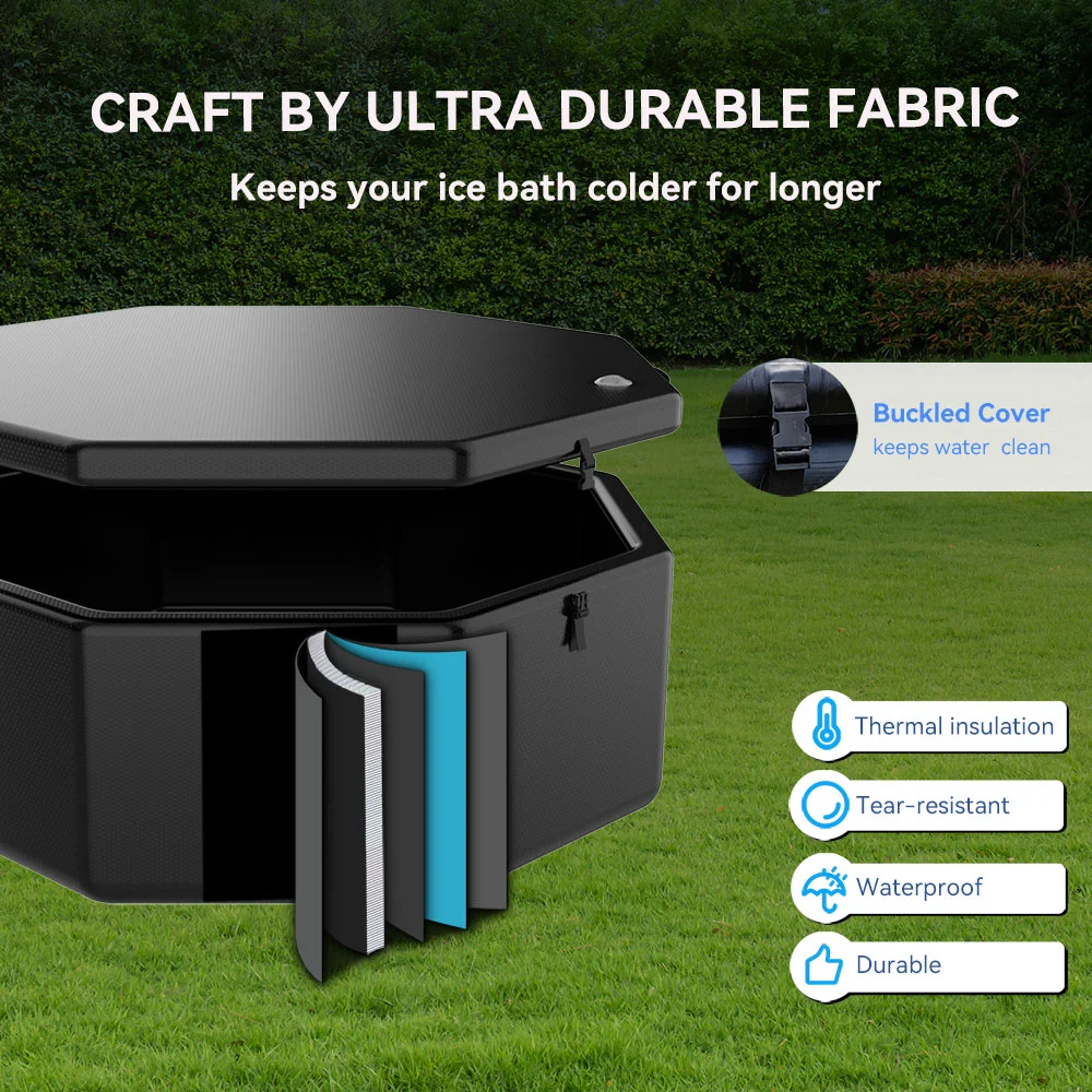 Freestanding Plunge Pod Octagon For Ice Bath